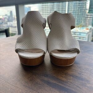 Michael Kors Cream Platform Sandals